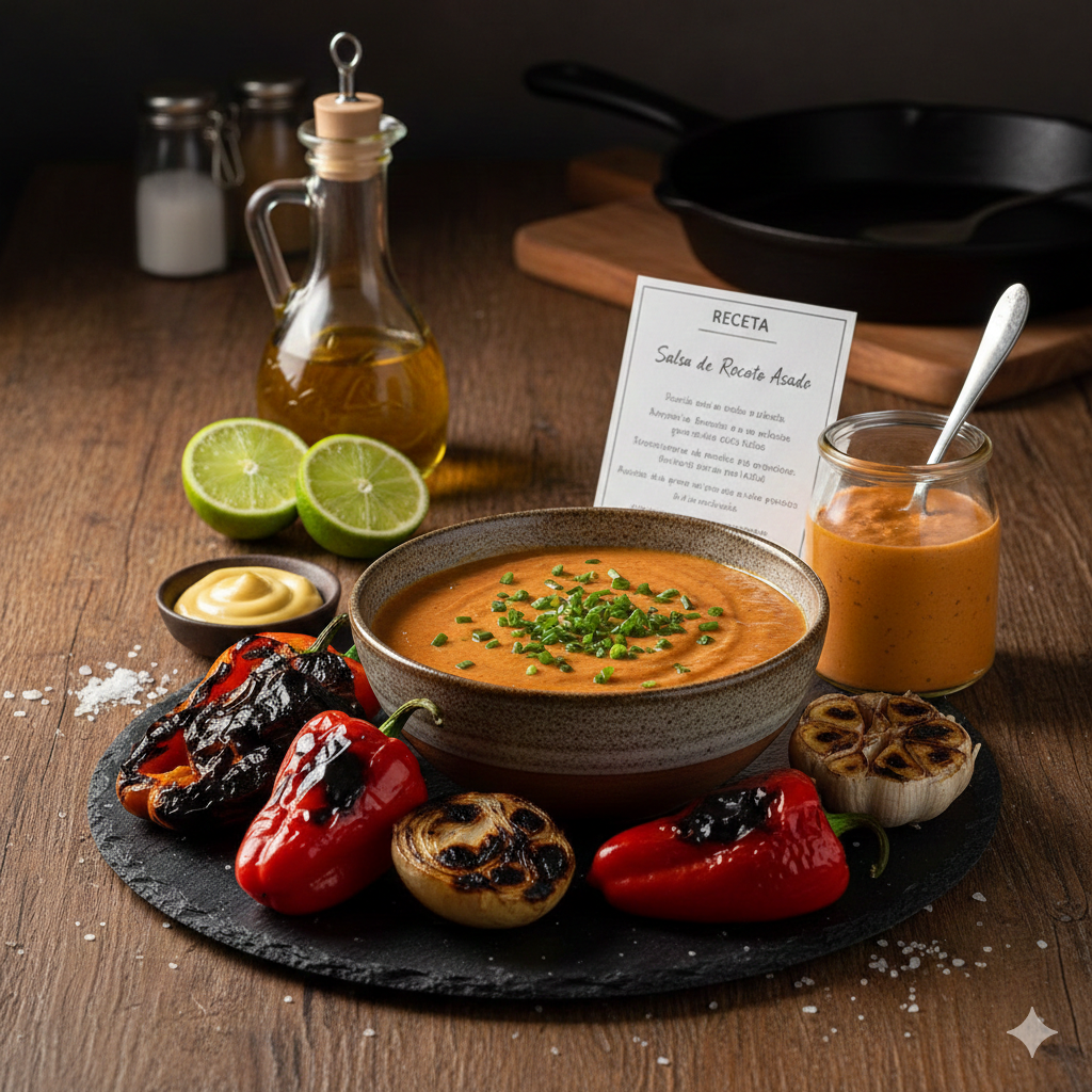 Salsa de Rocoto Asado y Toque de Mostaza